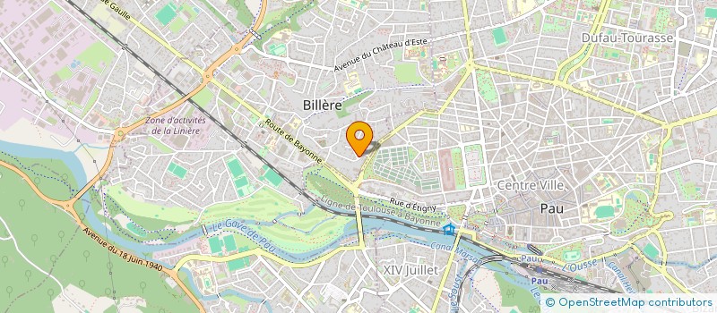 localisation de l'entreprise SOCIETE CIVILE VAUBAN  BILLERE