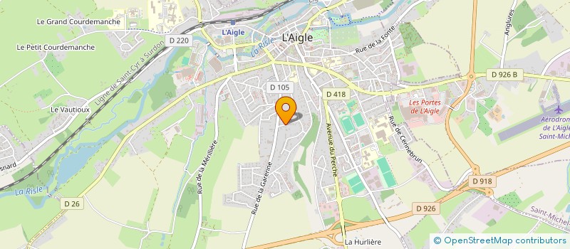 localisation de l'entreprise SOCIETE CIVILE VAUBEN à L'AIGLE
