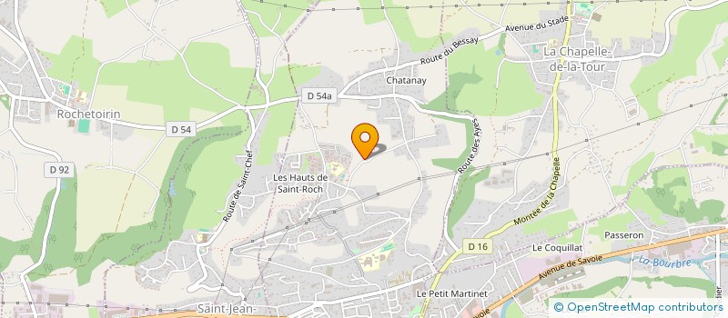 localisation de l'entreprise SOCIETE CIVILE VAVRE'S  LA TOUR-DU-PIN