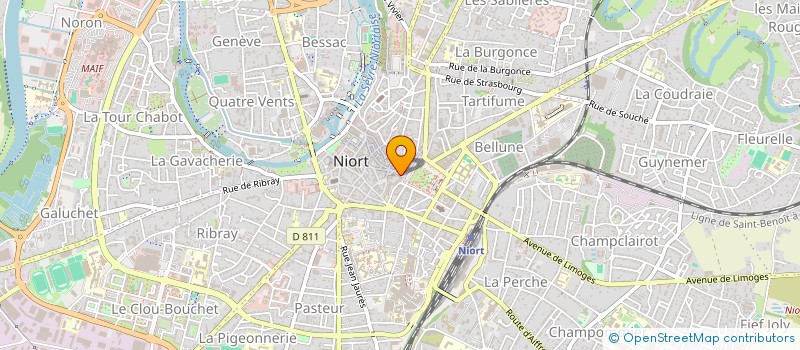 localisation de l'entreprise SOCIETE CIVILE VENERIE à NIORT