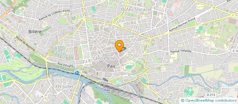 localisation de l'entreprise SOCIETE CIVILE VERT à PAU