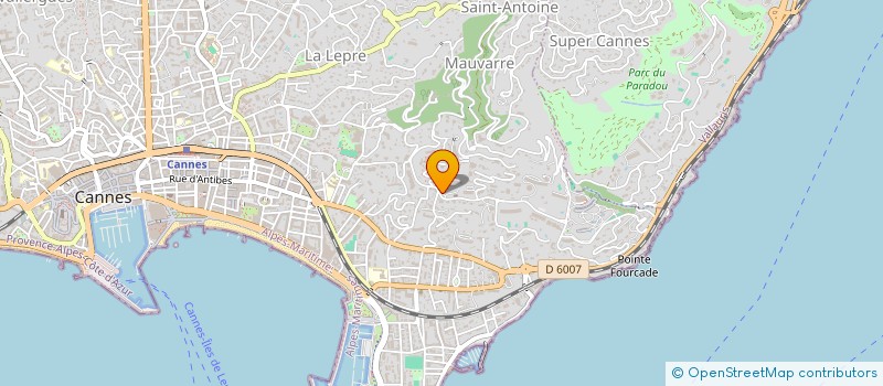 localisation de l'entreprise SOCIETE CIVILE VERT CLAIR à CANNES