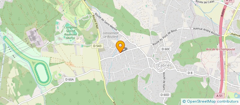 localisation de l'entreprise SOCIETE CIVILE VFA  CABRIES