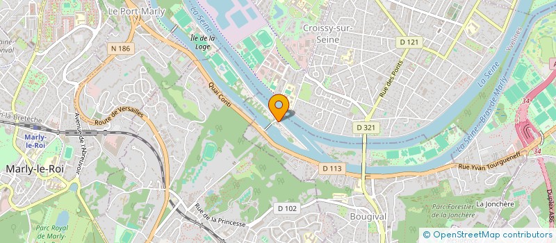 localisation de l'entreprise SOCIETE CIVILE VHULMAN  BOUGIVAL