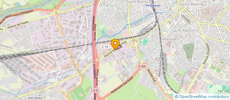 localisation de l'entreprise SOCIETE CIVILE VIA REGIA  CANET-EN-ROUSSILLON