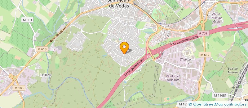 localisation de l'entreprise SOCIETE CIVILE VILLA DELPHES à SAINT-JEAN-DE-VEDAS
