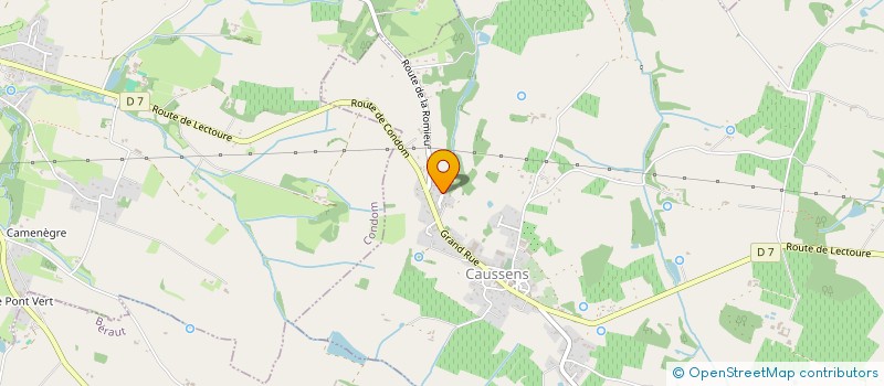 localisation de l'entreprise SOCIETE CIVILE VITICOLE AURENSAN  CASSAIGNE