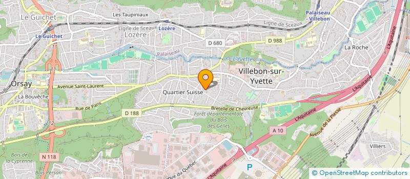 localisation de l'entreprise SOCIETE CIVILE VM IMMOBILIERE à VILLEBON-SUR-YVETTE