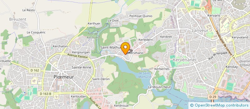 localisation de l'entreprise SOCIETE CIVILE VOGEIN  PLOEMEUR