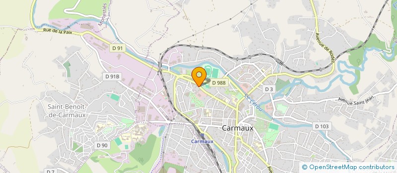 localisation de l'entreprise SOCIETE CIVILE VUEBELLE à CARMAUX