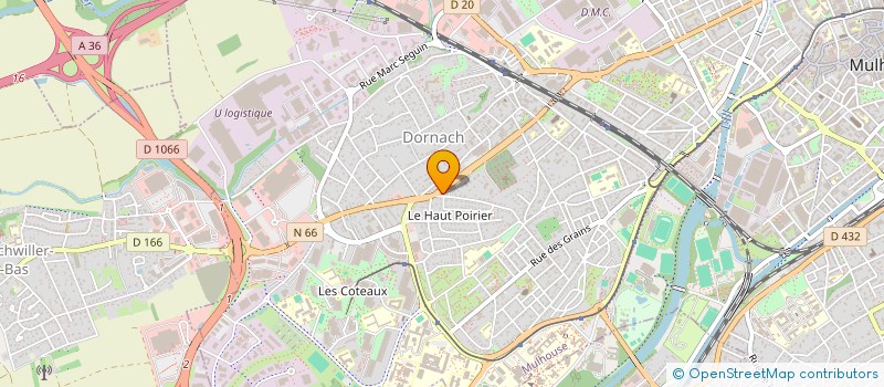 localisation de l'entreprise SOCIETE CIVILE WITTMANN  MULHOUSE