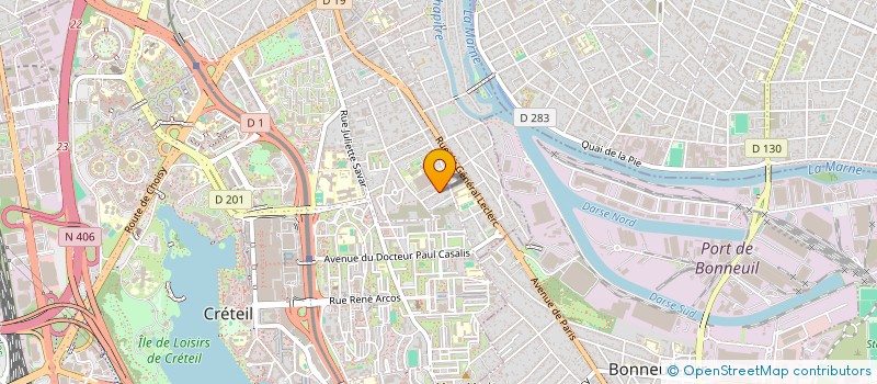 localisation de l'entreprise SOCIETE CIVILE YANIS à CRETEIL