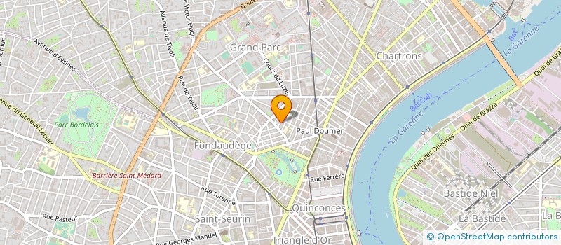localisation de l'entreprise SOCIETE CIVILE YMAJ à BORDEAUX
