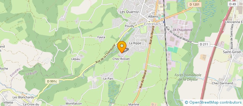 localisation de l'entreprise SOCIETE CIVILE YOHANN  ENTRELACS