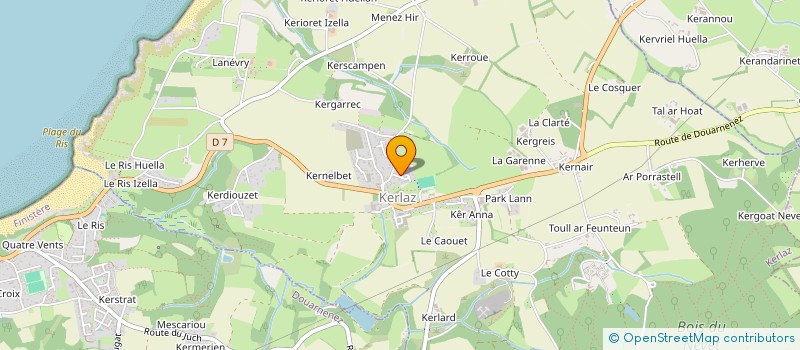 localisation de l'entreprise SOCIETE CIVILE YOMAG SPINEC  KERLAZ