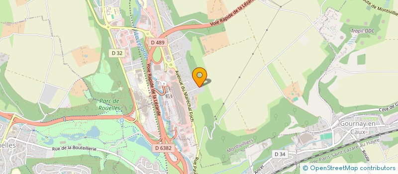 localisation de l'entreprise SOCIETE CIVILE YVES CAILLARD  MONTIVILLIERS