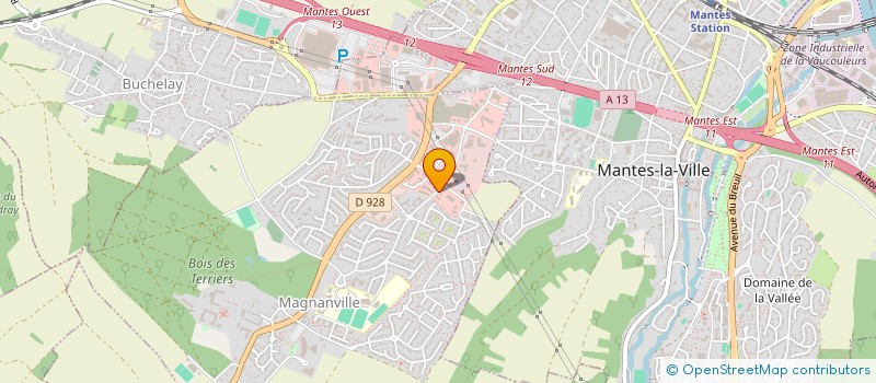 localisation de l'entreprise SOCIETE CIVILE Z.E.T.HOLDING  MAGNANVILLE