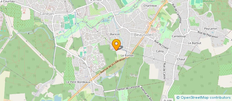 localisation de l'entreprise SOCIETE CIVILE ZA LARIVIERE 158P  CANEJAN