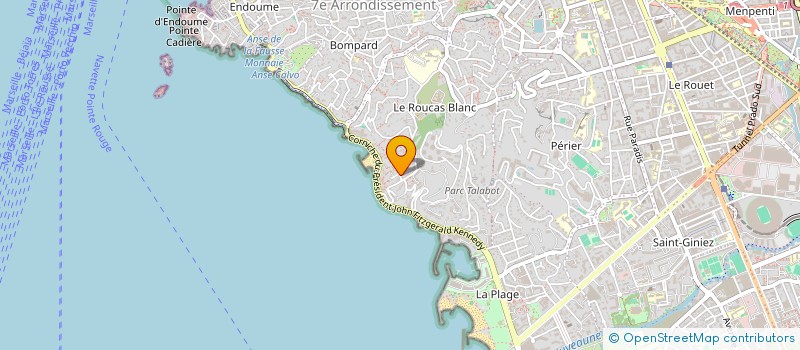 localisation de l'entreprise SOCIETE CIVILE ZEPHYR  MARSEILLE