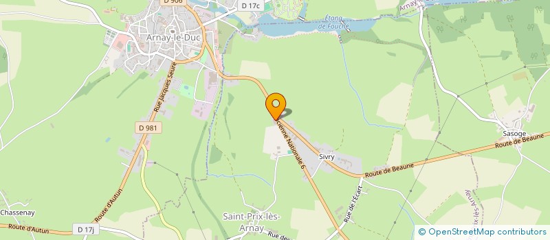 localisation de l'entreprise SOCIETE CIVILES AGV  ARNAY-LE-DUC