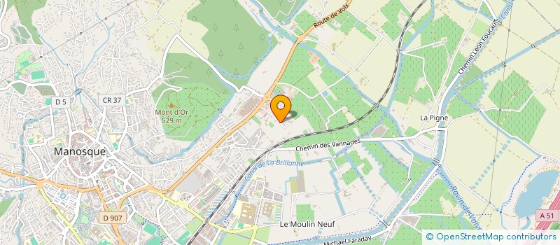 localisation de l'entreprise SOCIETE CIVILES IMMOBILIERE ARKANE à MANOSQUE