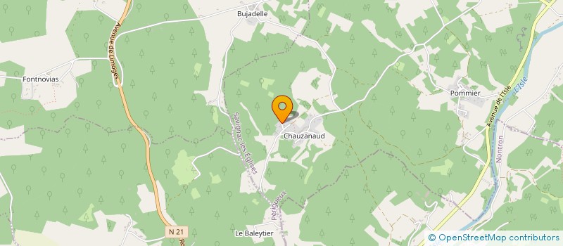 localisation de l'entreprise SOCIETE CIVILIE IMMOBILIERE CHIC & CHOC  SAVIGNAC-LES-EGLISES