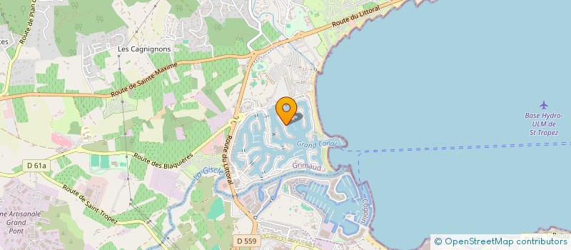 localisation de l'entreprise SOCIETE CIVILLE DE L'ILE LONGUE à GRIMAUD