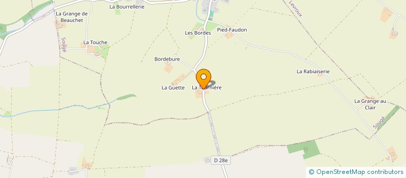 localisation de l'entreprise SOCIETE CIVLE D'EXPLOITATION AGRICOLE DE LA TOURNIERE à SOUGE