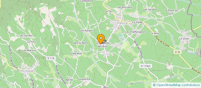 localisation de l'entreprise SOCIETE CIVLLE D'EXPLOITATION AGRICOLE DU DOMAINE DE GRILLE MIDI à FLEURIE