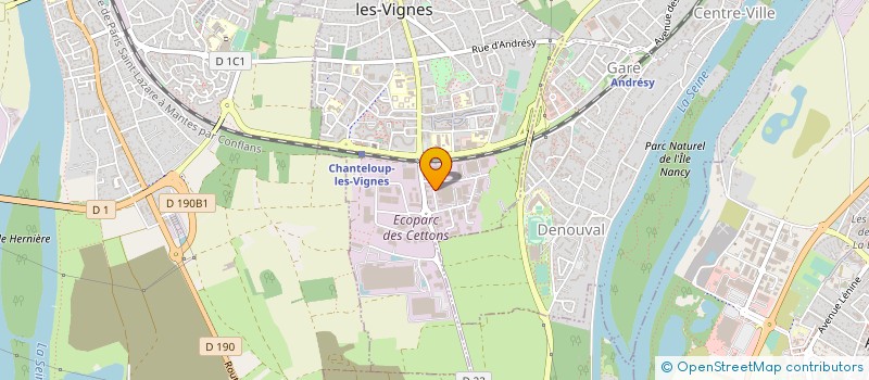 localisation de l'entreprise SOCIETE CLABAUT à CHANTELOUP-LES-VIGNES