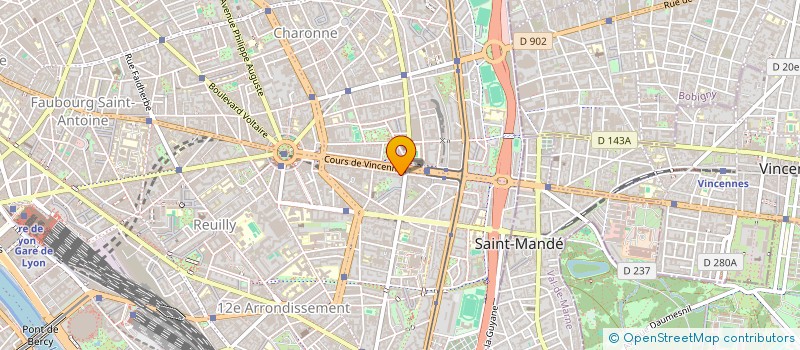 localisation de l'entreprise SOCIETE CLARA à PARIS
