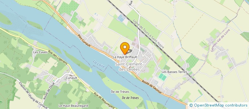 localisation de l'entreprise SOCIETE CLAUDE MARTIN  SAINT-CLEMENT-DES-LEVEES