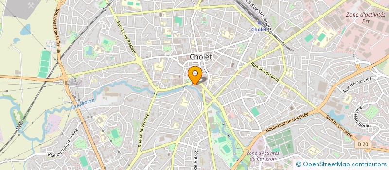 localisation de l'entreprise SOCIETE CLD CONCEPT à CHOLET