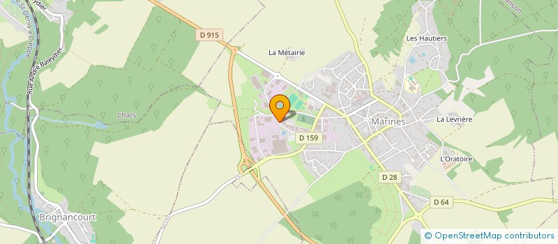 localisation de l'entreprise SOCIETE CLEMENT SA à MARINES