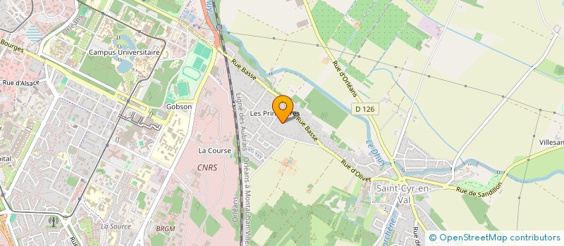 localisation de l'entreprise SOCIETE CLEPACA à SAINT-CYR-EN-VAL