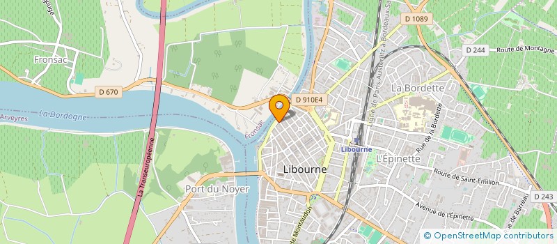 localisation de l'entreprise SOCIETE CLP à LIBOURNE