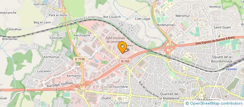 localisation de l'entreprise SOCIETE CMG à VANNES