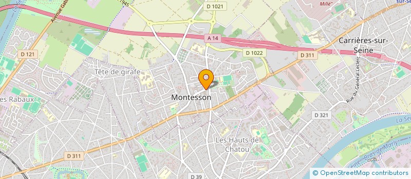 localisation de l'entreprise SOCIETE CMJ DISTRIBUTION  MONTESSON