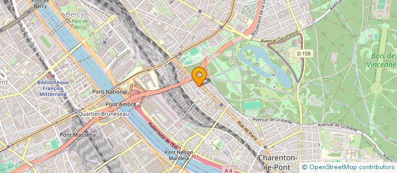 localisation de l'entreprise SOCIETE CMLBP  CHARENTON-LE-PONT