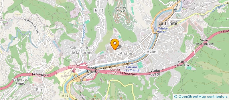 localisation de l'entreprise SOCIETE COHEN WIETZEL à NICE