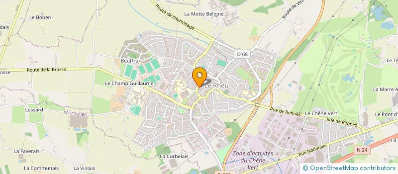 localisation de l'entreprise SOCIETE COHUET REHEL à LE RHEU