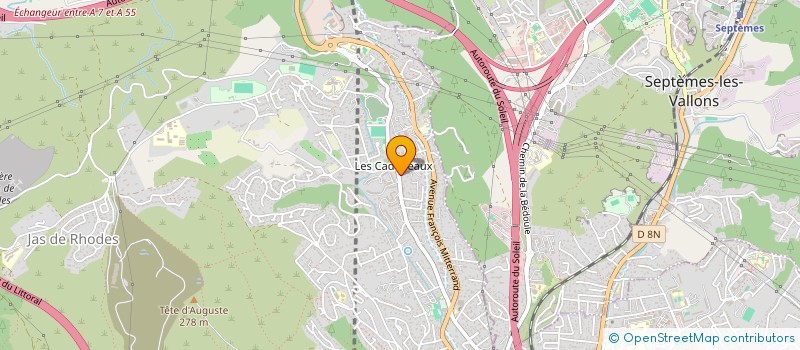 localisation de l'entreprise SOCIETE COJACK à LES PENNES MIRABEAU