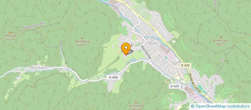 localisation de l'entreprise SOCIETE COLOMBOPHILE FLORIVAL DE GUEBWILLER ET ENVIRONS  BUHL