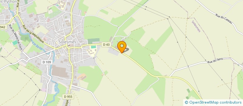 localisation de l'entreprise SOCIETE COLOMBOPHILE LE POINT D'INTERROGATION à SOLESMES