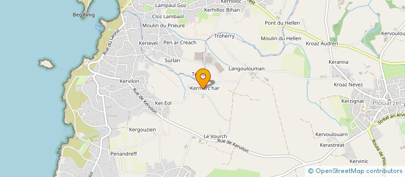 localisation de l'entreprise SOCIETE COMETHE SA à PLOUARZEL