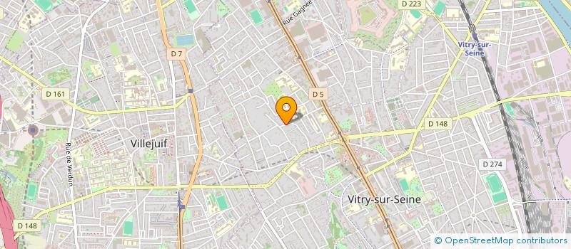 localisation de l'entreprise SOCIETE COMMERCIAL ENTREPRISE ELECTRIQUE  VITRY-SUR-SEINE