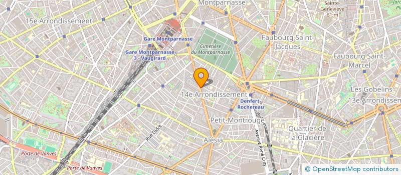 localisation de l'entreprise SOCIETE COMMERCIALE ALIMENTAIRE DISTRIBUTION (SCAD SARL) à PARIS