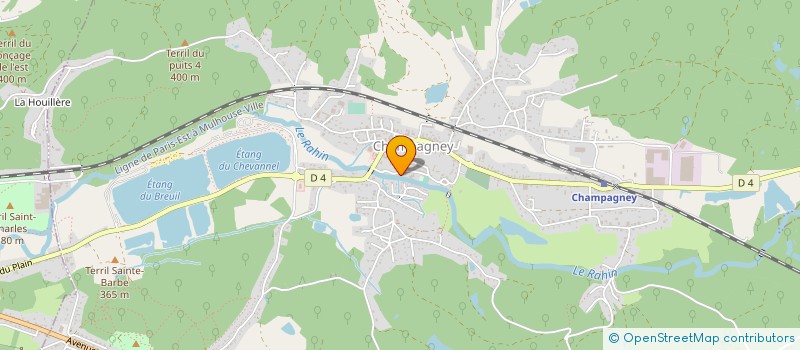 localisation de l'entreprise SOCIETE COMMERCIALE BATIMENT & ISOLATION  CHAMPAGNEY