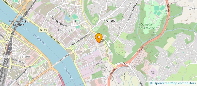 localisation de l'entreprise SOCIETE COMMERCIALE D'APPLICATION DES SOLS à FLOIRAC