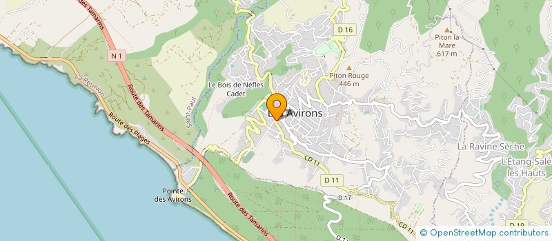 localisation de l'entreprise SOCIETE COMMERCIALE DE LA POSSESSION  LES AVIRONS